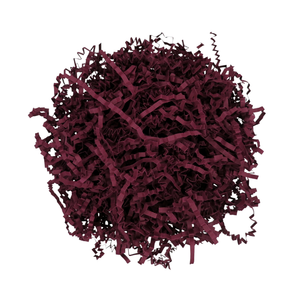 Crinkle Paper Shreds - Burgundy - 1kg