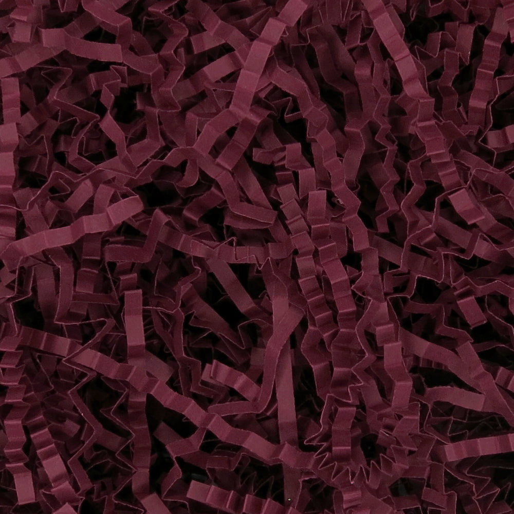 Crinkle Paper Shreds - Burgundy - 100g