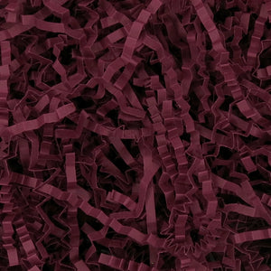 Crinkle Paper Shreds - Burgundy - 1kg