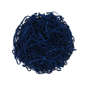 Crinkle Paper Shreds - Dark Blue - 100g, 200g, 400g - FREE DELIVERY