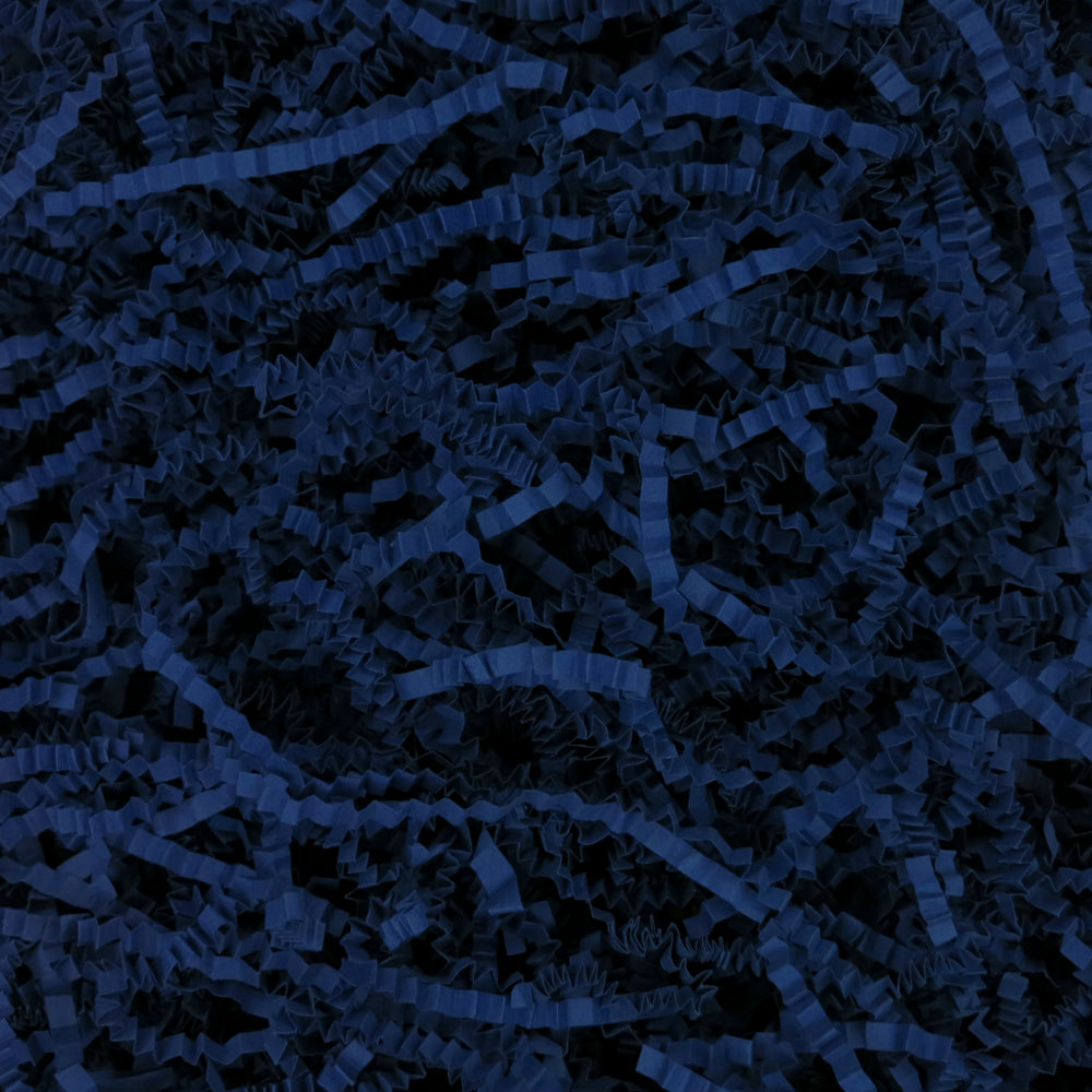 Crinkle Paper Shreds - Dark Blue - 1kg