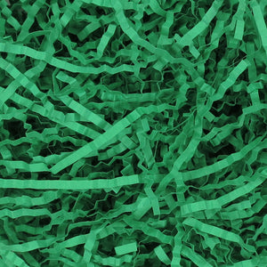 Crinkle Paper Shreds - Green - 1kg