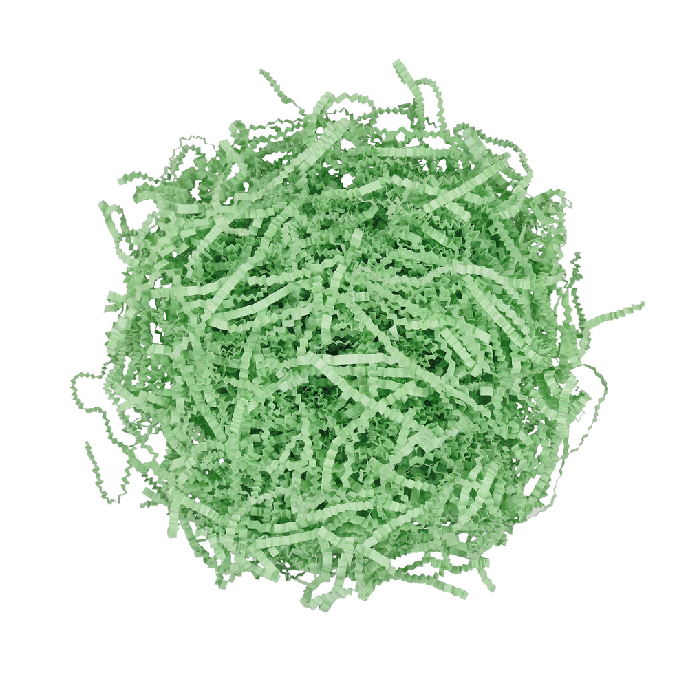 Crinkle Paper Shreds - Light Green - 1kg