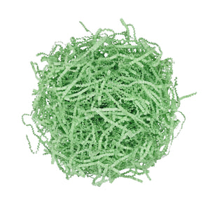 Crinkle Paper Shreds - Light Green - 5kg - FREE DELIVERY