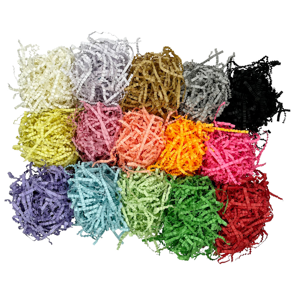 Crinkle Paper Shreds - Samples - All Colours
