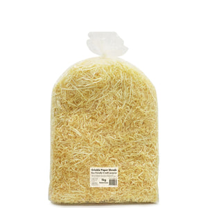 Crinkle Paper Shreds - Buttercream - 1kg