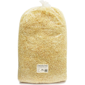 Crinkle Paper Shreds - Buttercream - 5kg - FREE DELIVERY