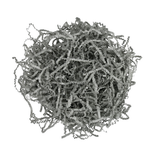Crinkle Paper Shreds - Grey - 100g