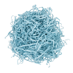 Crinkle Paper Shreds - Light Blue - 1kg, 2kg - FREE DELIVERY