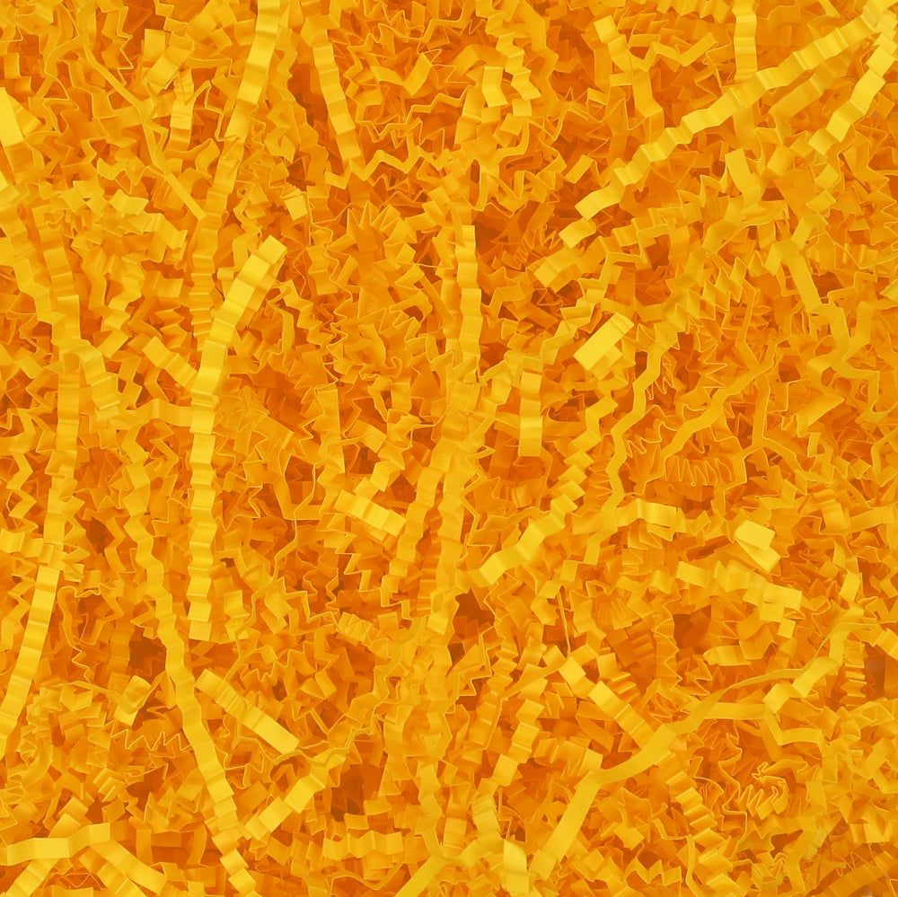Crinkle Paper Shreds - Light Orange - 100g