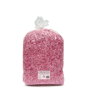 Crinkle Paper Shreds - Light Pink - 1kg