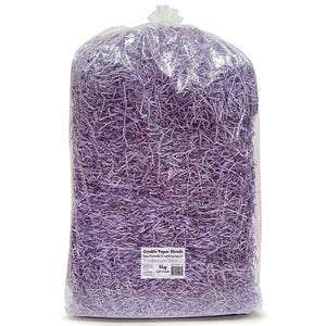 Crinkle Paper Shreds - Light Purple - 5kg - FREE DELIVERY