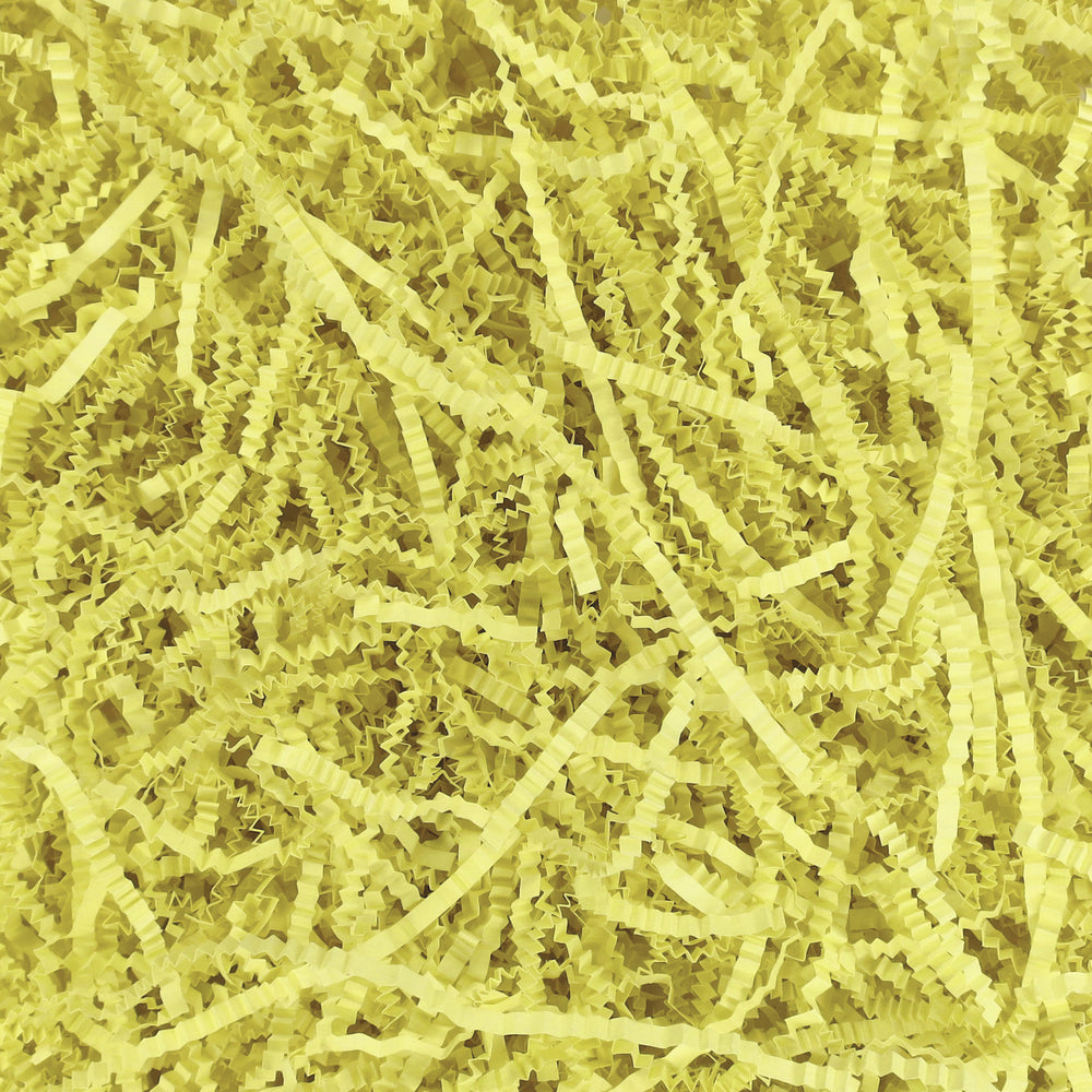 Crinkle Paper Shreds - Light Yellow - 100g