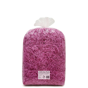 Crinkle Paper Shreds - Magenta Pink - 1kg