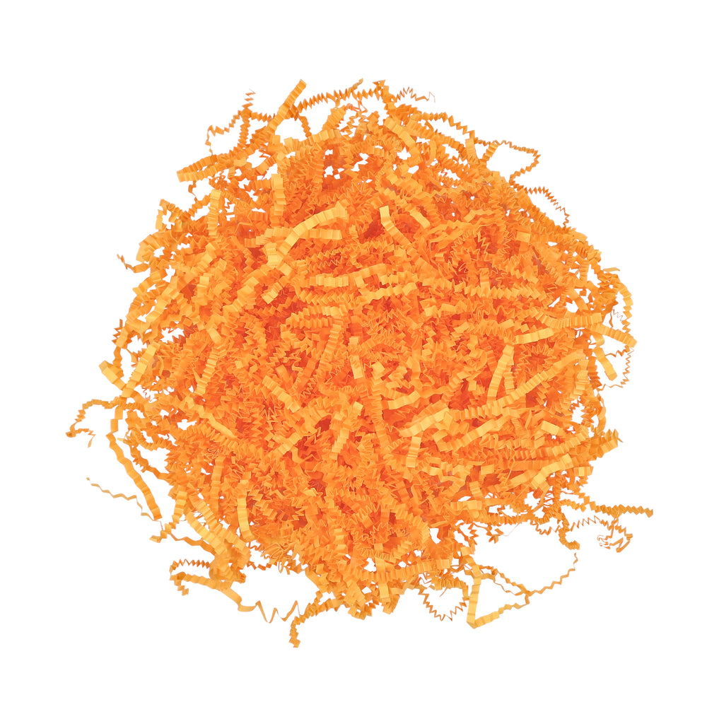 Crinkle Paper Shreds - Neon Orange - 100g