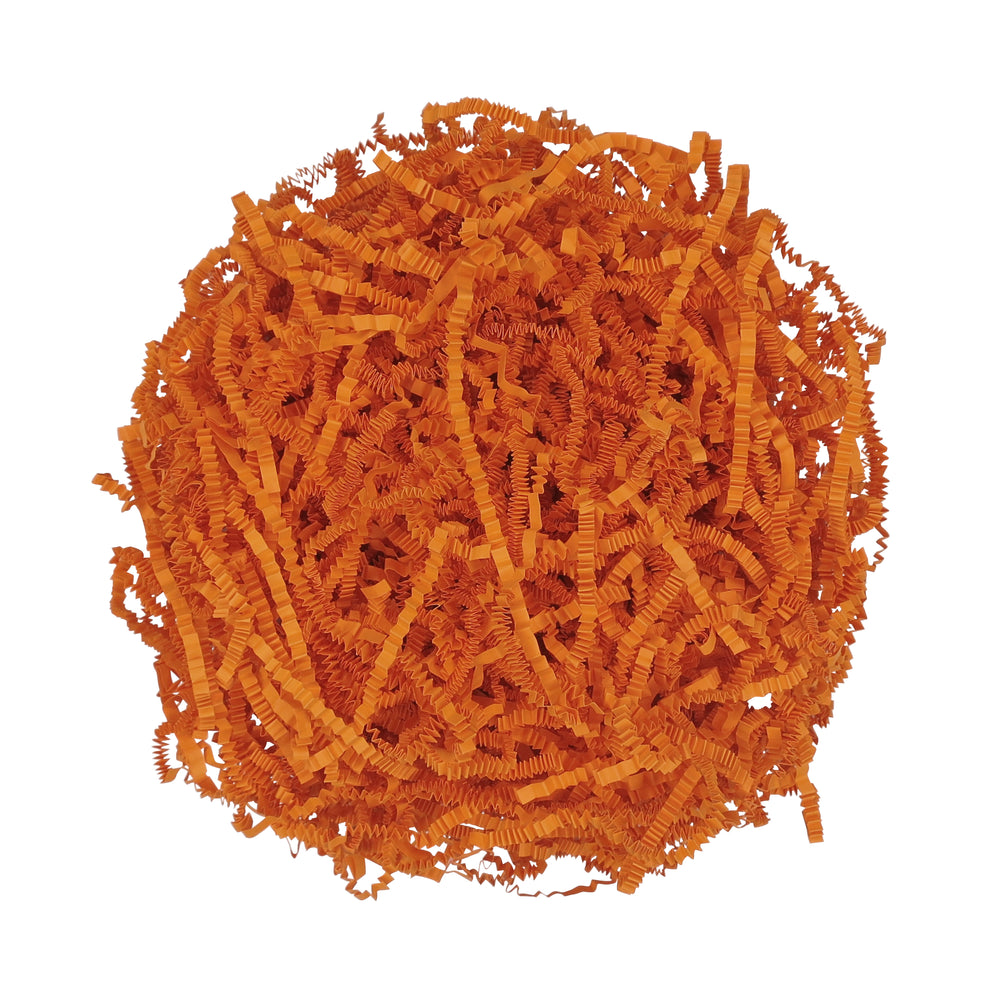 Crinkle Paper Shreds - Pumpkin Orange - 1kg