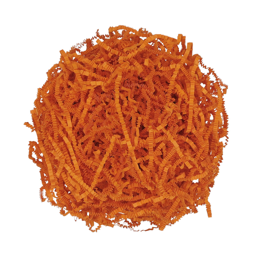 Crinkle Paper Shreds - Pumpkin Orange - 1kg, 2kg - FREE DELIVERY