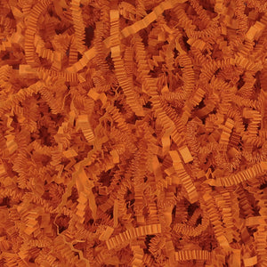 Crinkle Paper Shreds - Pumpkin Orange - 1kg