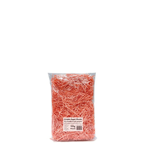 Crinkle Paper Shreds - Peach - 100g