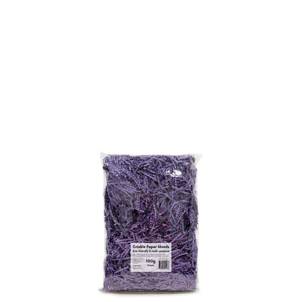 Crinkle Paper Shreds - Purple - 100g