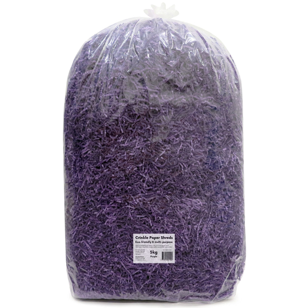 Crinkle Paper Shreds - Purple - 5kg