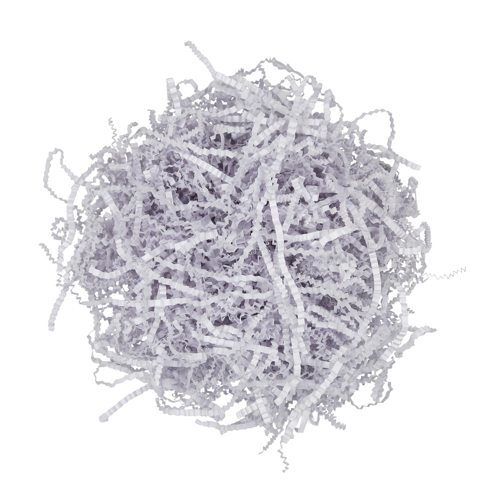 Crinkle Paper Shreds - White Lavender - 1kg