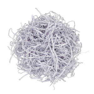 Crinkle Paper Shreds - White Lavender - 100g, 200g, 400g - FREE DELIVERY