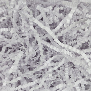 Crinkle Paper Shreds - White Lavender - 100g, 200g, 400g - FREE DELIVERY