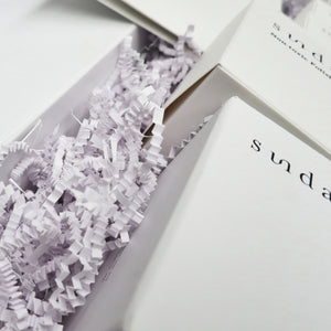 Crinkle Paper Shreds - White Lavender - 5kgs